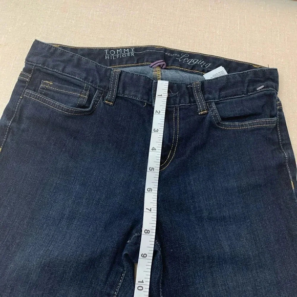 ❣️Tommy Hilfiger Mid rise dark blue skinny Jeans Sz4 - Picture 6 of 10